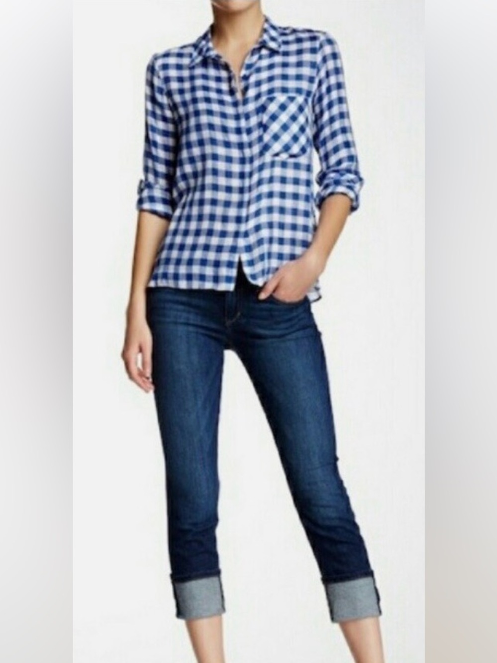 Joe’s Lacy Cuffed Jeans